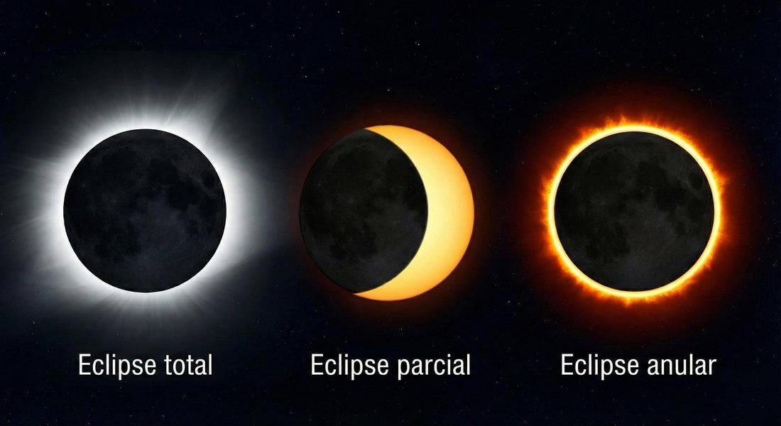 Eclipse total, anular o parcial: guía para entender los eclipses de 2026, 2027 y 2028 en España