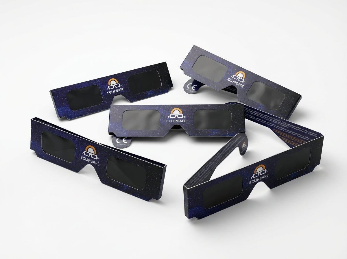 5 Gafas Eclipsafe - Starry Blue, Certificado 12312-2